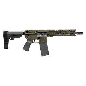 Diamondback Firearms lightweight OD Green Cerakote AR-15 pistol.